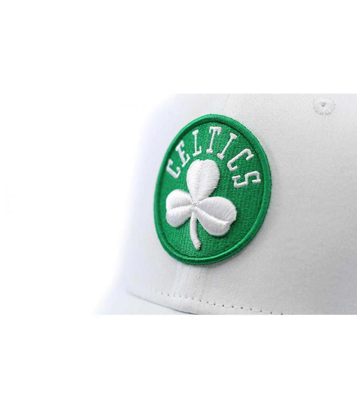 white Celtics cap